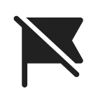 Flag Off SVG Icon